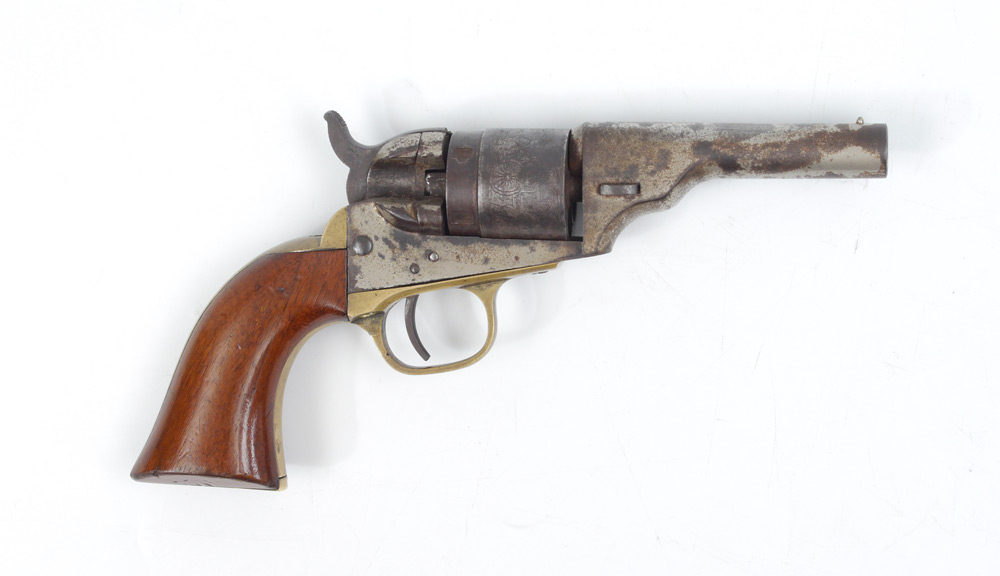 Appraisal: COLT '' ROUND REVOLVER PISTOL Colt Pocket conversion caliber ''