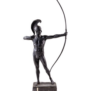 Appraisal: Franz Iffland German - Archer bronze signed F Iffland Height