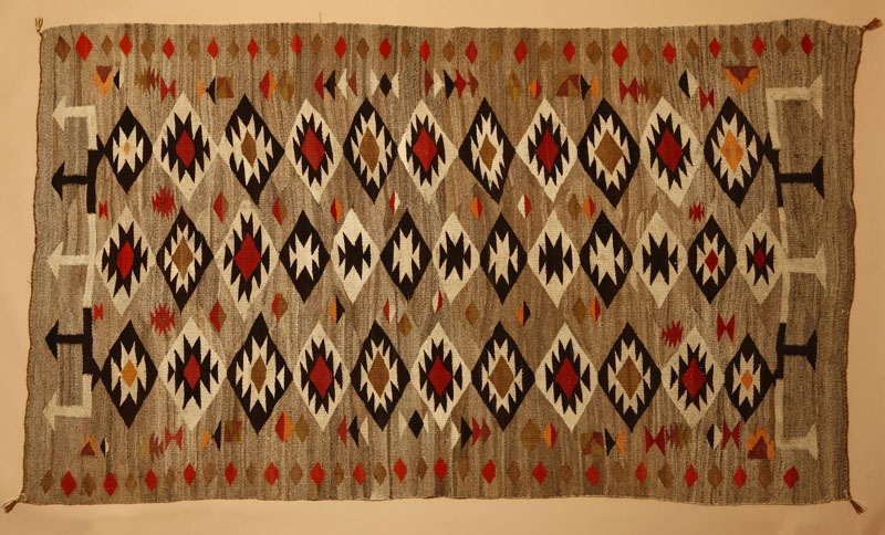 Appraisal: A Native American Navajo transitional woolen rug A Native American