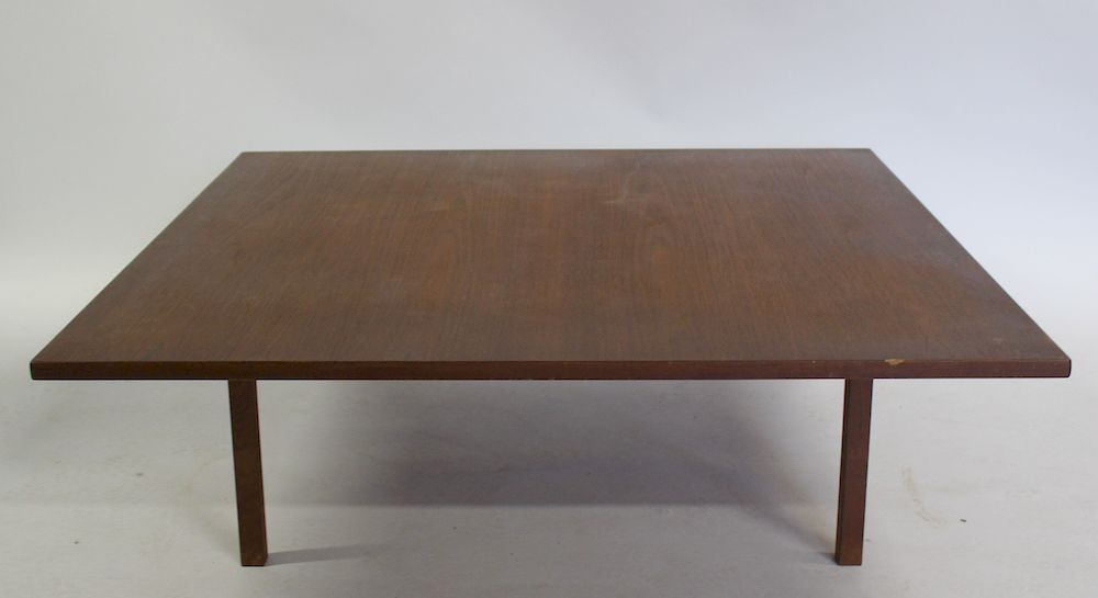 Appraisal: MIDCENTURY Hans Wegner Anders Tuck Teak Coffee Table With burnt