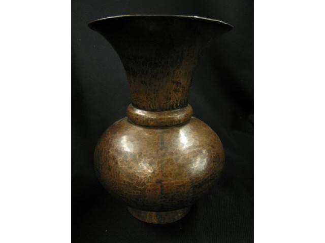 Appraisal: Stickley Arts Crafts Copper Vase handhammered tall mark only