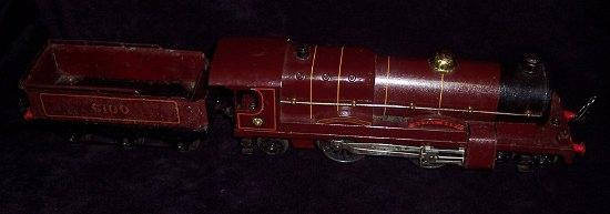 Appraisal: A Hornby clockwork locomotive 'Royal Scot' and tender unboxed