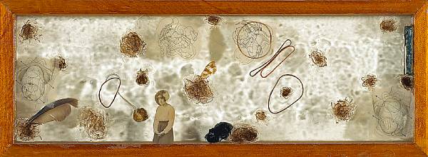 Appraisal: n a George Herms American born Untitled mixed media assemblage