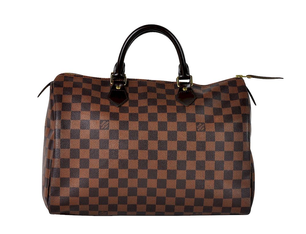 Appraisal: Speedy ' Louis Vuitton Damier Ebene Bag Louis Vuitton Damier