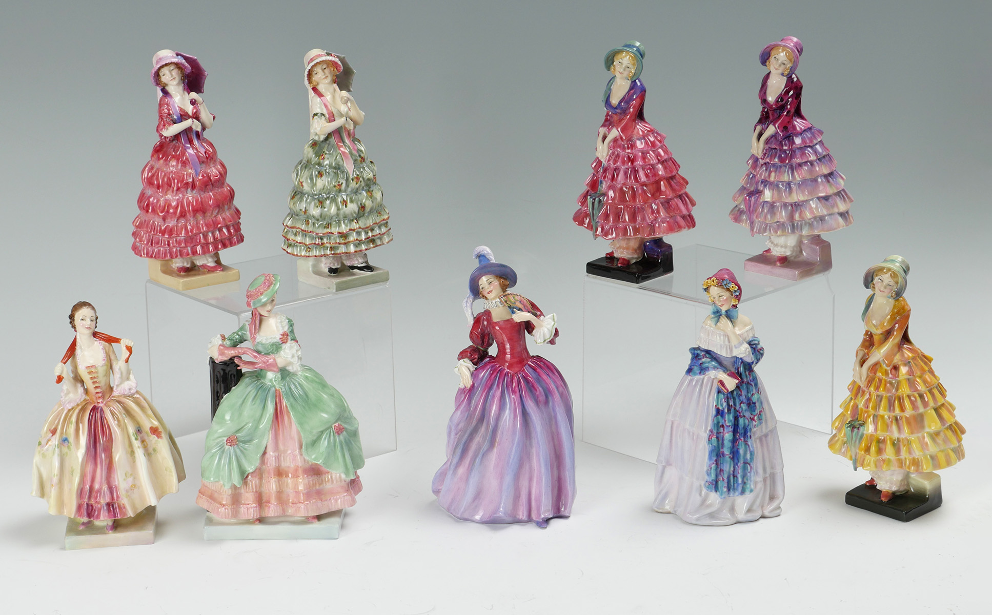 Appraisal: PC COLLECTION OF ROYAL DOULTON LADIES Virginia HN Kate Hardcastle