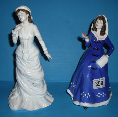 Appraisal: Royal Doulton Figures First Bloom HN and another Unknown Named