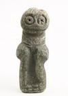 Appraisal: OCEANIA FERTILITY FIGURE - Possibly Borneo Green Stone Standing Figure