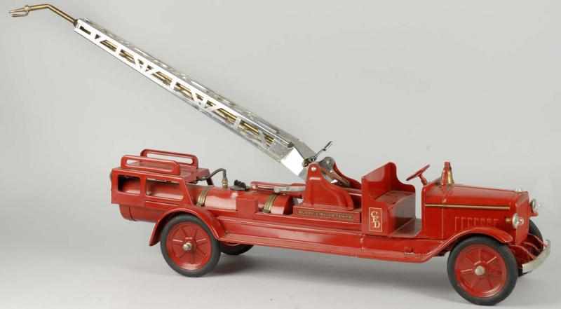 Appraisal: Pressed Steel Buddy L Sit and Ride Fire Truck Description