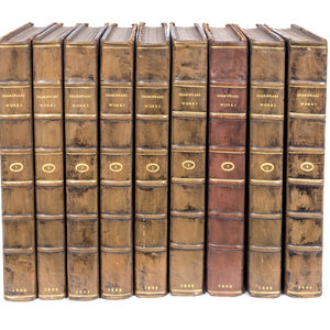 Appraisal: Nine Volumes Shakespeare's Works by George Stevens