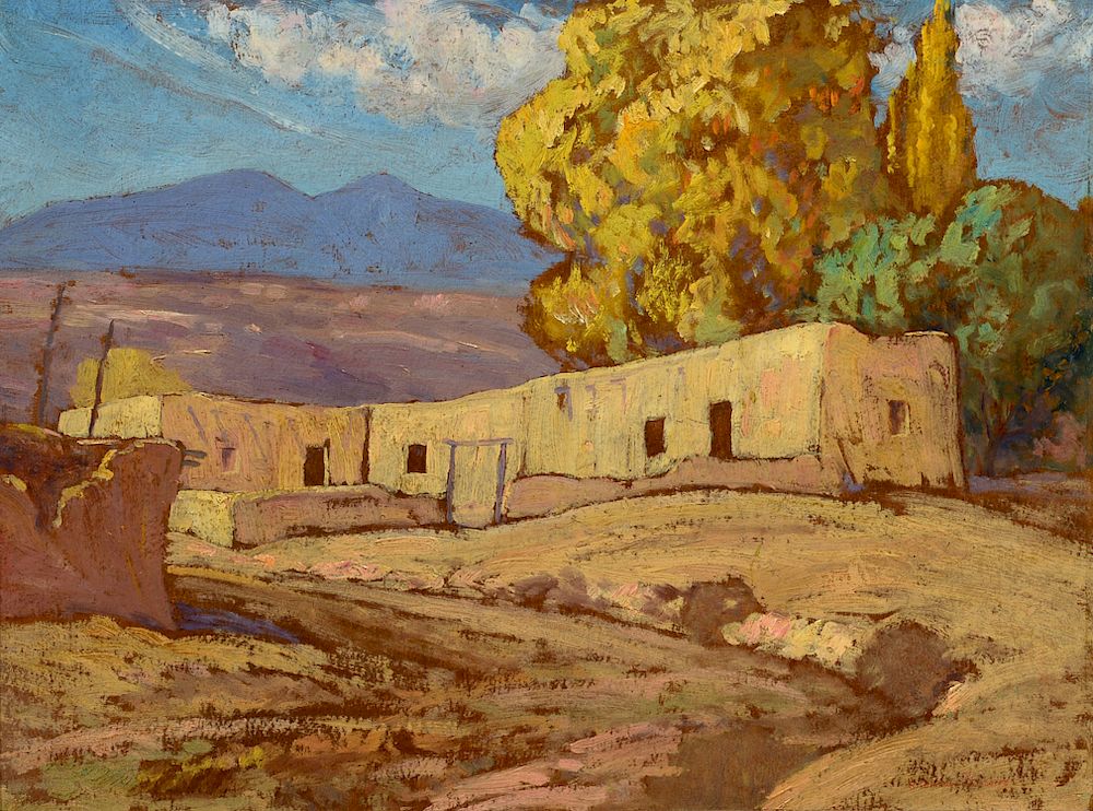 Appraisal: Sheldon Parsons Autumn in New Mexico SHELDON PARSONS - Autumn