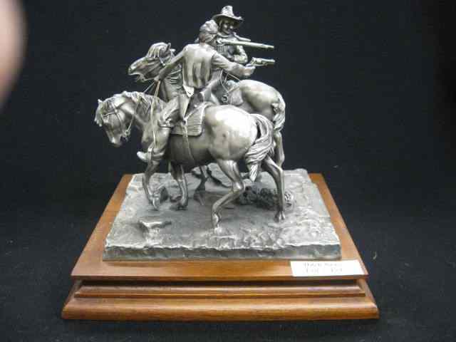 Appraisal: Chilmark Pewter Figurine ''The Outlaws'' by Donald Polland '' x