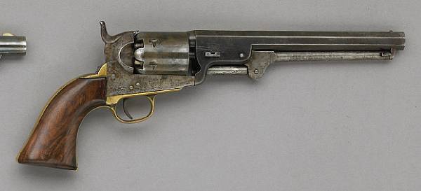 Appraisal: A German Colt Brevete Model Navy percussion revolver Serial no