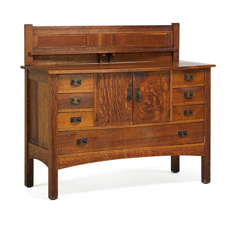 Appraisal: L J G STICKLEY Sideboard L J G STICKLEY Sideboard