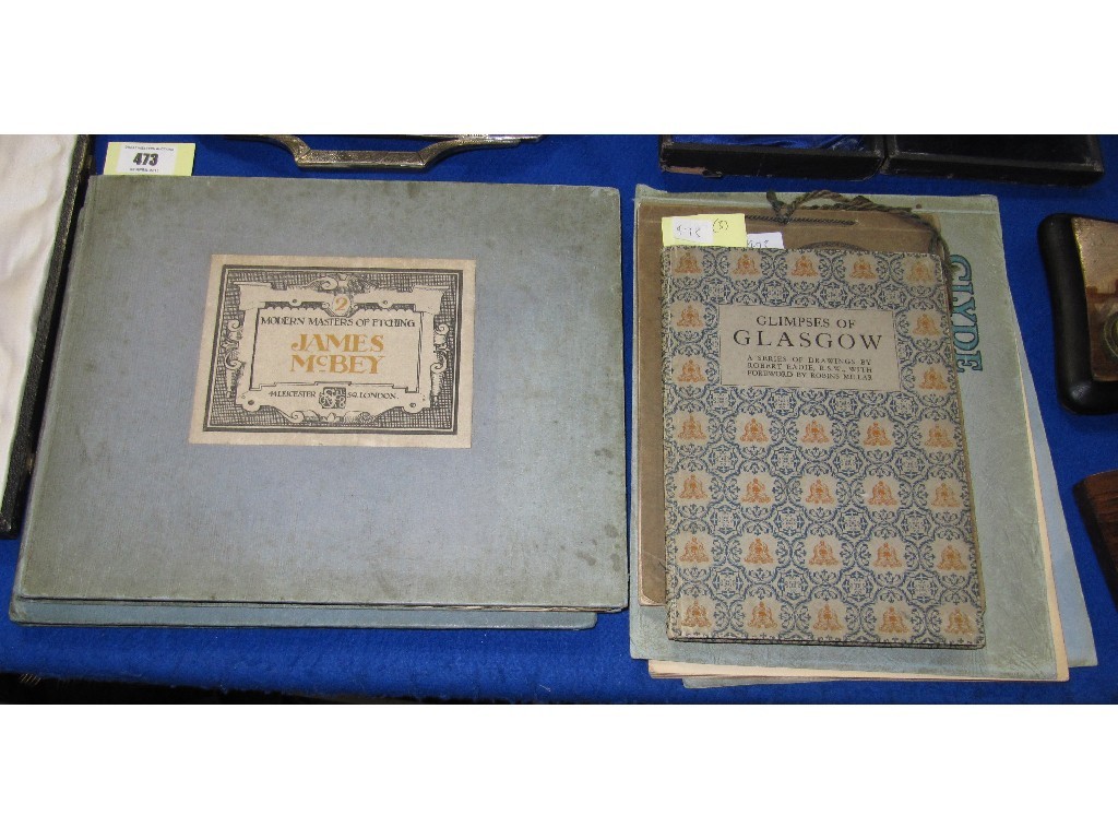 Appraisal: Lot comprising two volumes of modern masters of etching -