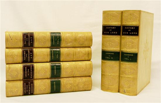 Appraisal: BOOKS Six full leather and gilt volumes by Jameson History