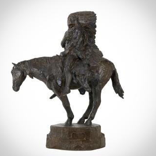 Appraisal: Harry Jackson - Chief Washakiebronze inches highinscribed in front of