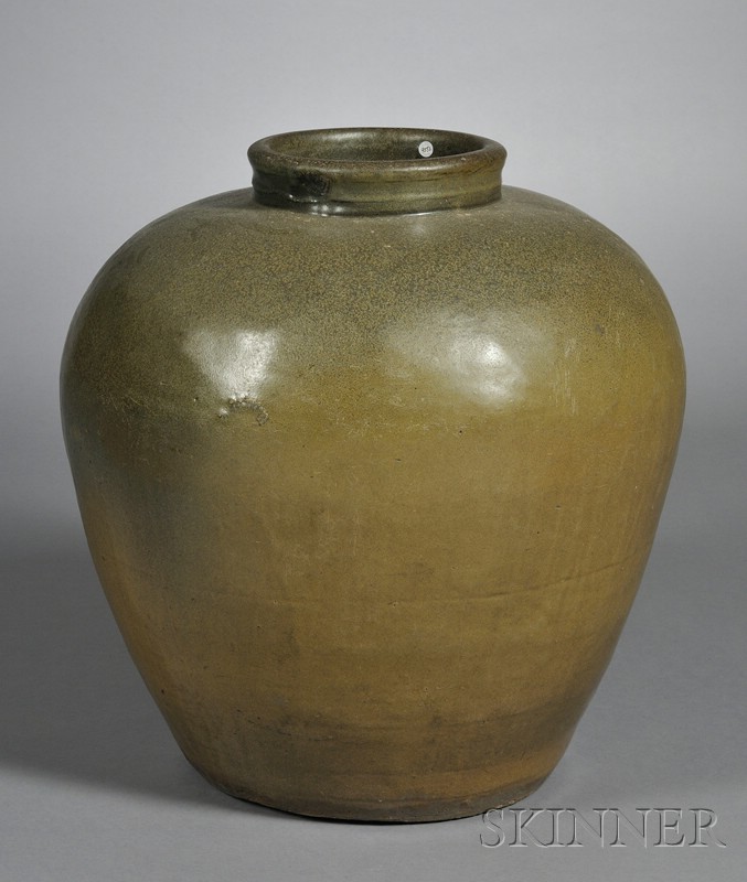 Appraisal: Tea Dust Storage Jar south China th th century ht