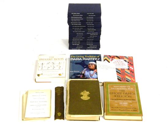 Appraisal: BOOKS Native American theme pieces Time-Life Indian Tribute Series volumes