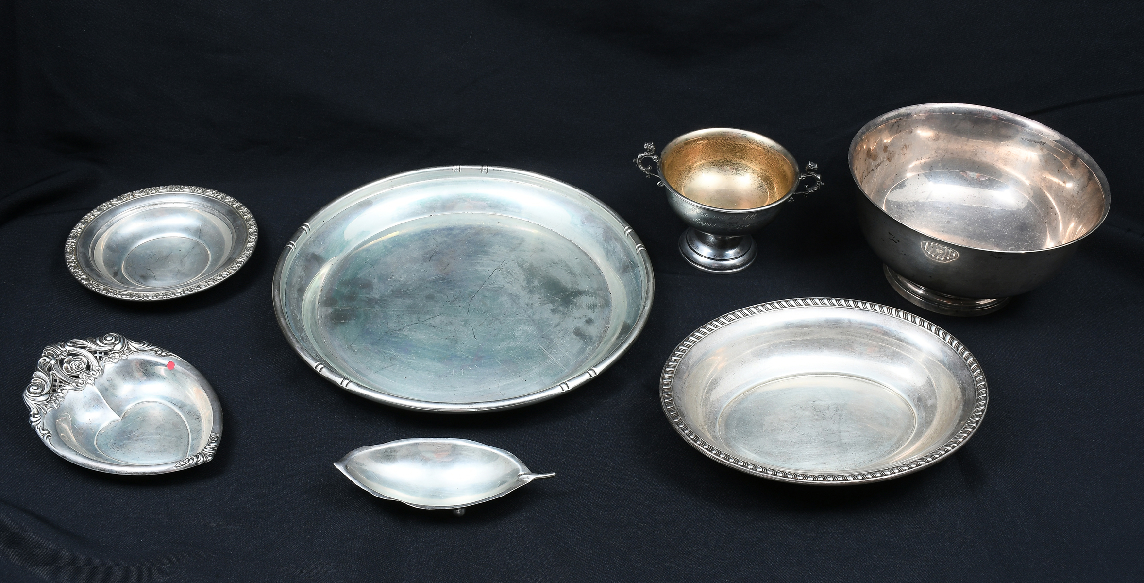 Appraisal: PC STERLING SILVER BOWL COLLECTION Approx Troy ounces Comprising -