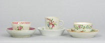 Appraisal: Third Lot of Demi-cups and Saucers circa th Century Lot