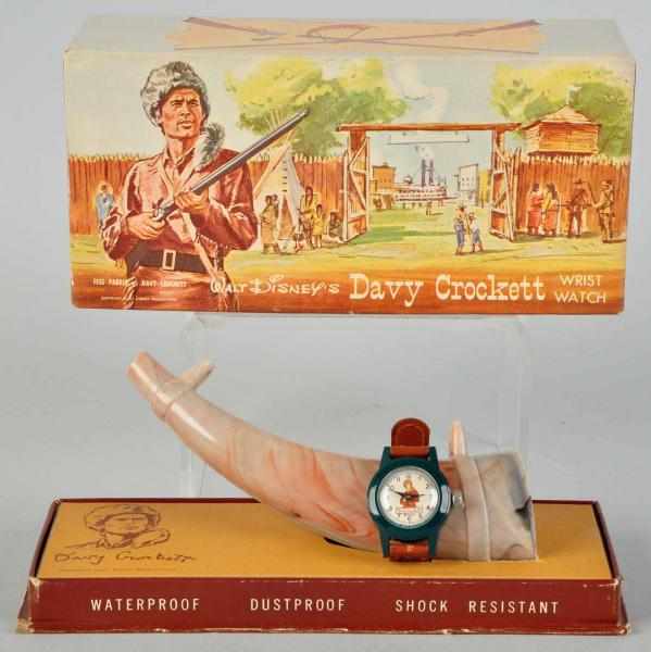 Appraisal: Walt Disney Davy Crockett Wrist Watch Includes original box with