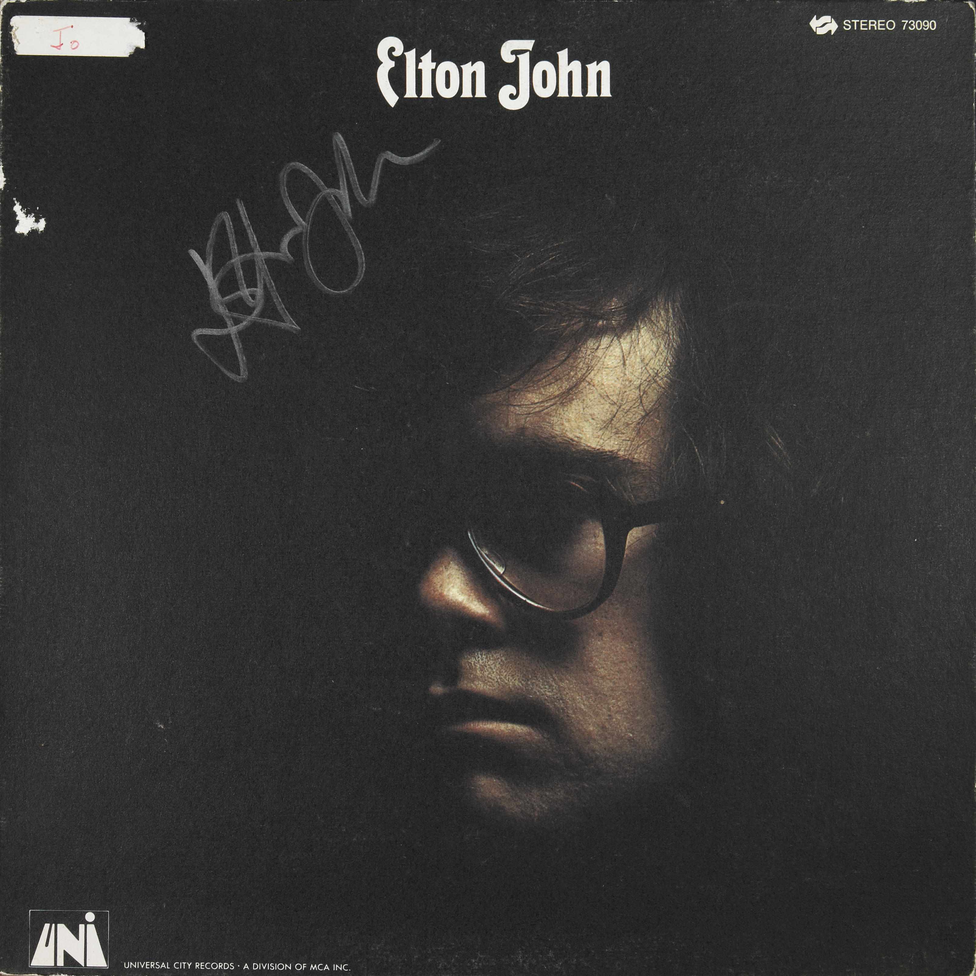 Appraisal: Elton John signed album Elton John signed on the cover