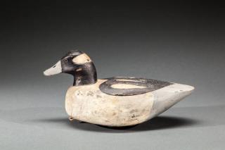 Appraisal: Bufflehead Drake Percy Gant - Osbornville NJc A solid-bodied decoy