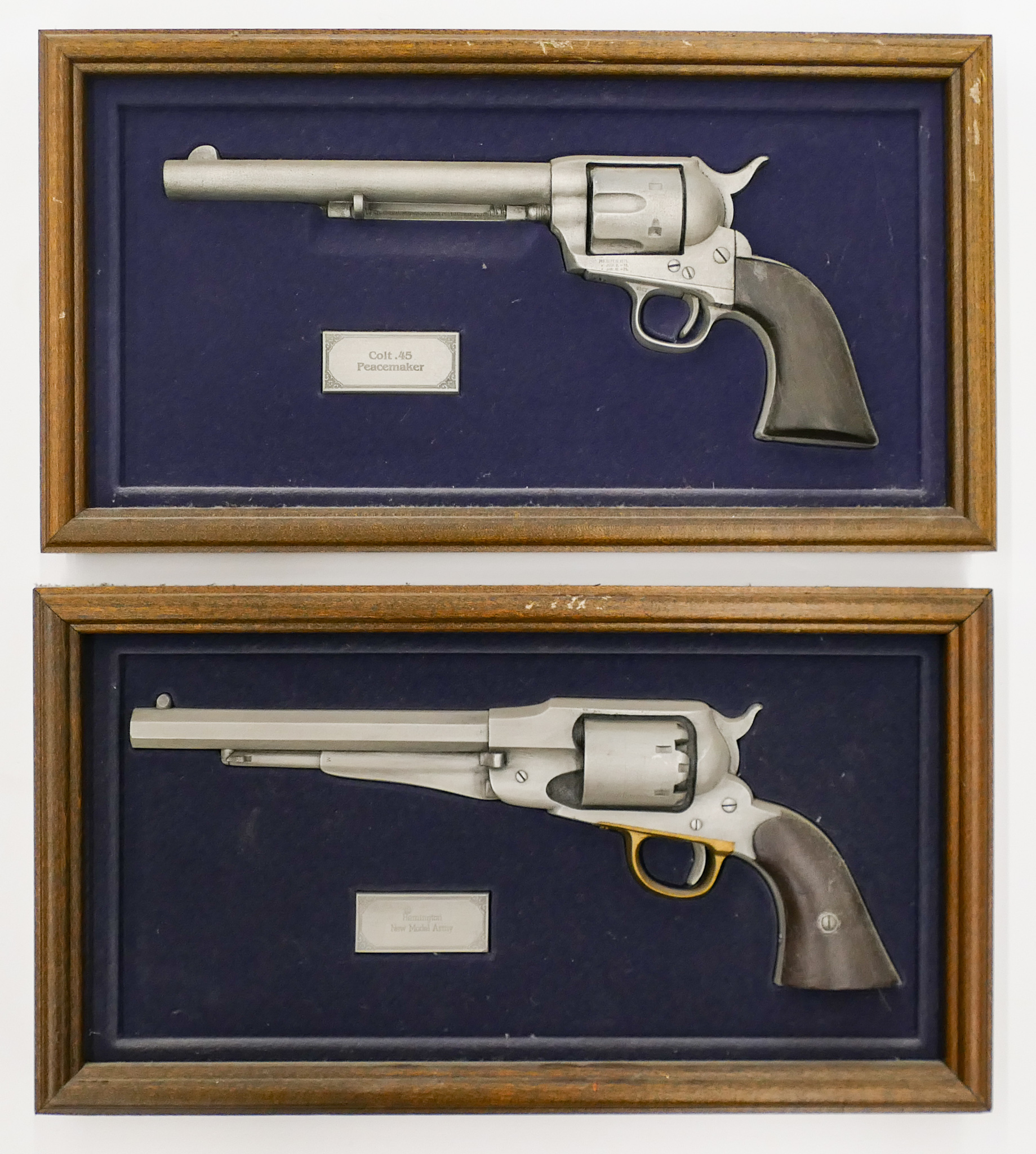 Appraisal: pc Western Gun Plaques ''