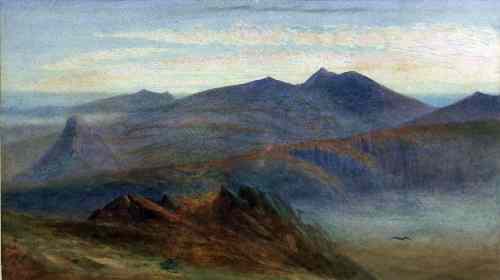 Appraisal: Attributed to Albert Goodwin - - Watercolour - ''Atlas Mountains''