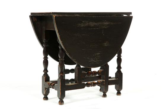 Appraisal: DIMINUTIVE GATELEG TABLE Eastern Massachusetts probably Boston early th century