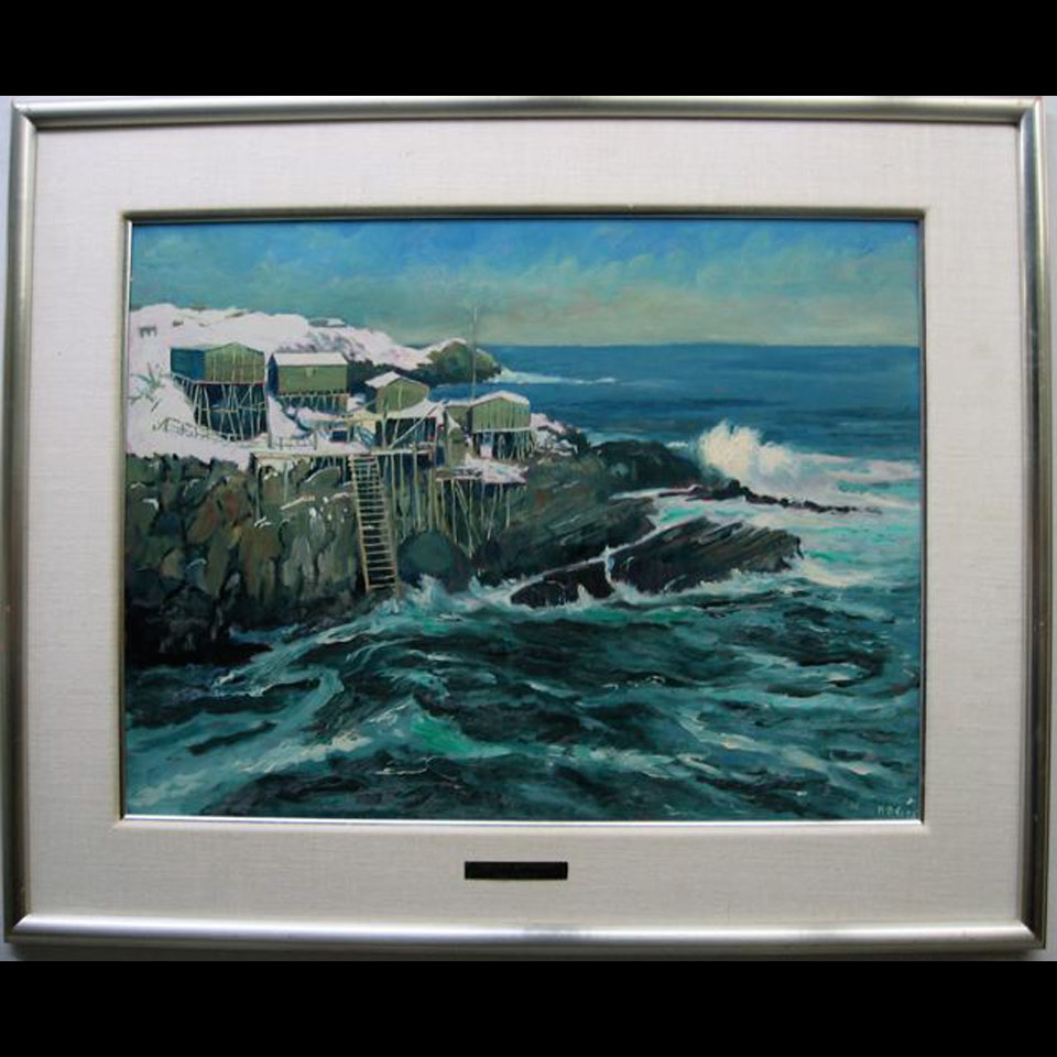 Appraisal: POUCH COVE - NEWFOUNDLAND HAROLD BARWICK GOODRIDGE - CANADIAN OIL