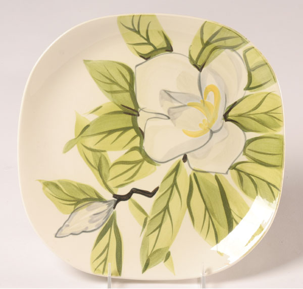 Appraisal: Red Wing dinnerware in the lotus pattern Set includes dinner