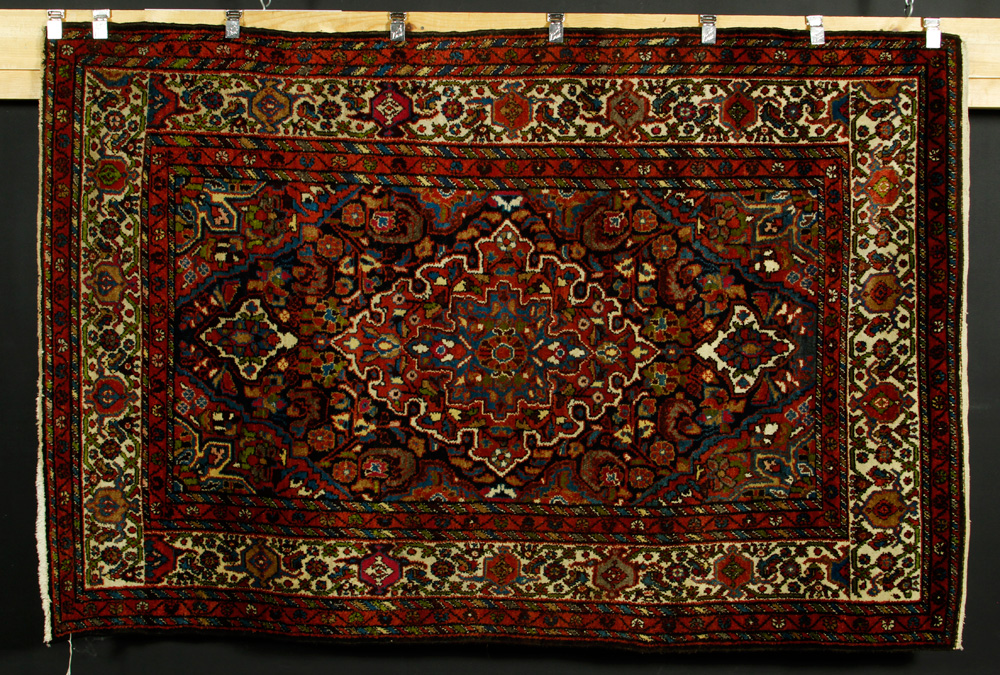 Appraisal: - Antique Persian Hamadan Antique Persian Hamadan ' x '