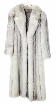 Appraisal: Fox coat by Robert Sidney for Giorgio Sant'Angelo full length