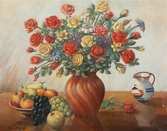 Appraisal: ATTRIBUTED TO ROBERT BRACKMAN Russian American - STILL LIFE WITH