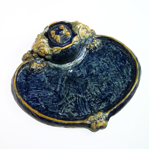 Appraisal: NEWCOMB COLLEGE Rare and early inkstand modeled by Leona Nicholson