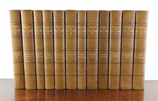 Appraisal: MACDONALD W edit THE WORKS OF CHARLES LAMB twelve vols