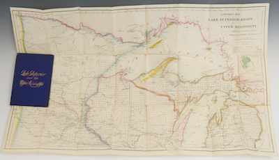 Appraisal: Fold-out Map of the Township Map of Lake Superior Region