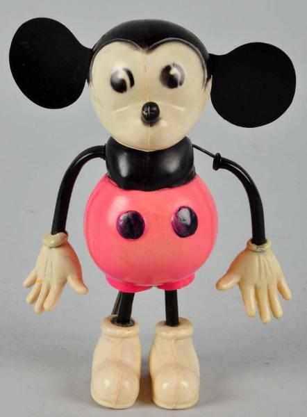 Appraisal: Celluloid Disney Finger Mickey Wind-Up Toy Description German Circa early