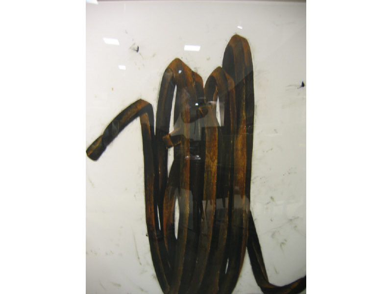 Appraisal: BERNAR VENET FRENCH TWO UNDETERMINED LINES color lithograph numbered titled