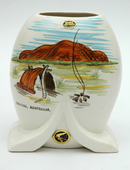 Appraisal: DIANA WARE New South Wales circa Ovoid shaped ceramic vase