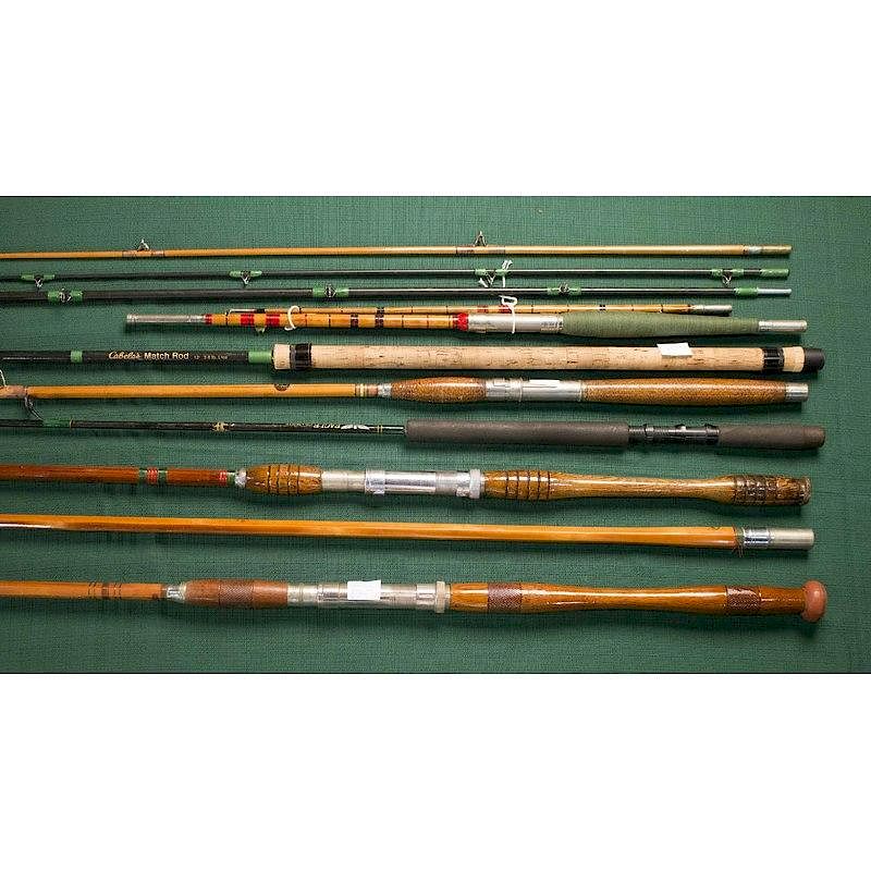 Appraisal: Salt Water Rods and Part Seven salt water rods and