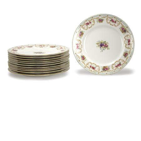 Appraisal: Set of Twelve Royal Doulton Porcelain Service Plates Estimate -