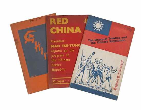 Appraisal: Group of Three Pamphlets comprising Liau-Han-Sin the Unequal Treaties and