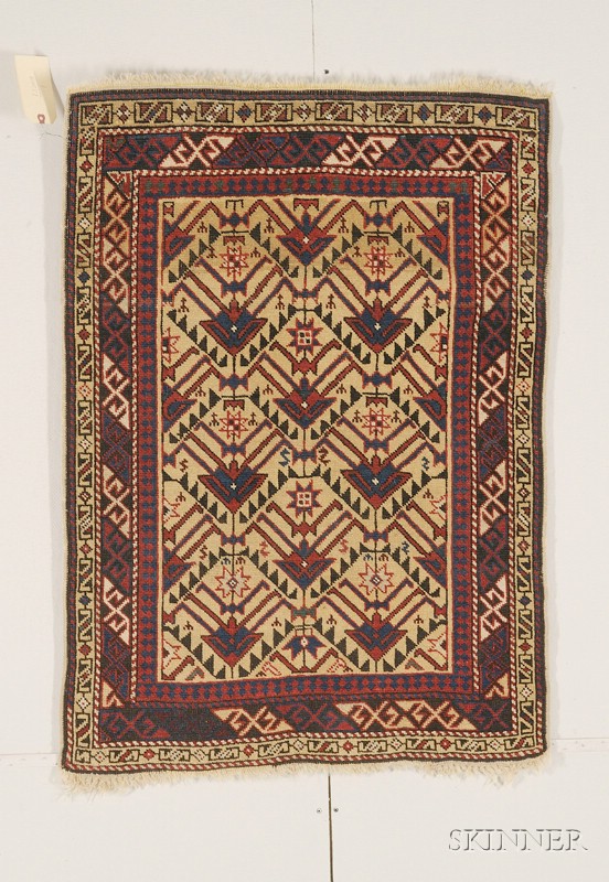 Appraisal: Kuba Rug Northeast Caucasus early th century some black oxidation