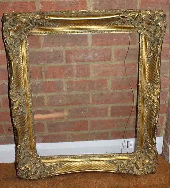 Appraisal: A RECTANGULAR GILT PICTURE FRAME in th Century style of