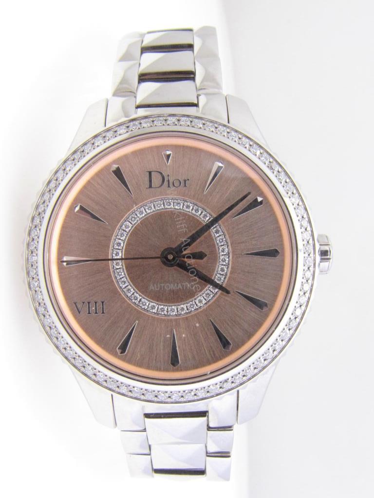 Appraisal: Dior VIII Montaigne mm automatic lady's watch NEW IN BOX