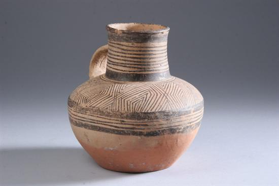 Appraisal: CHINESE NEOLITHIC POTTERY EWER Majiayao culture Banshan phase circa -