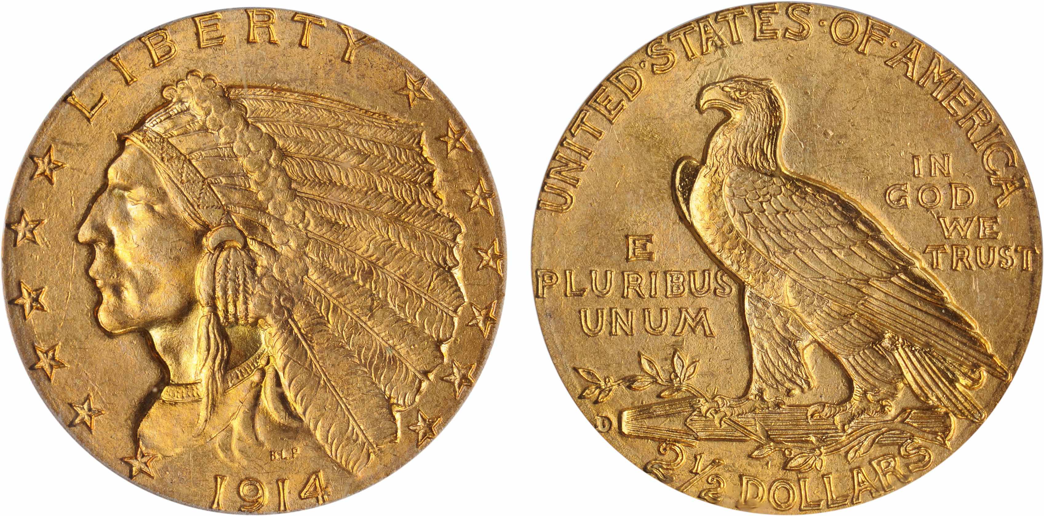 Appraisal: -D MS PCGS This quarter eagle is awash in blended