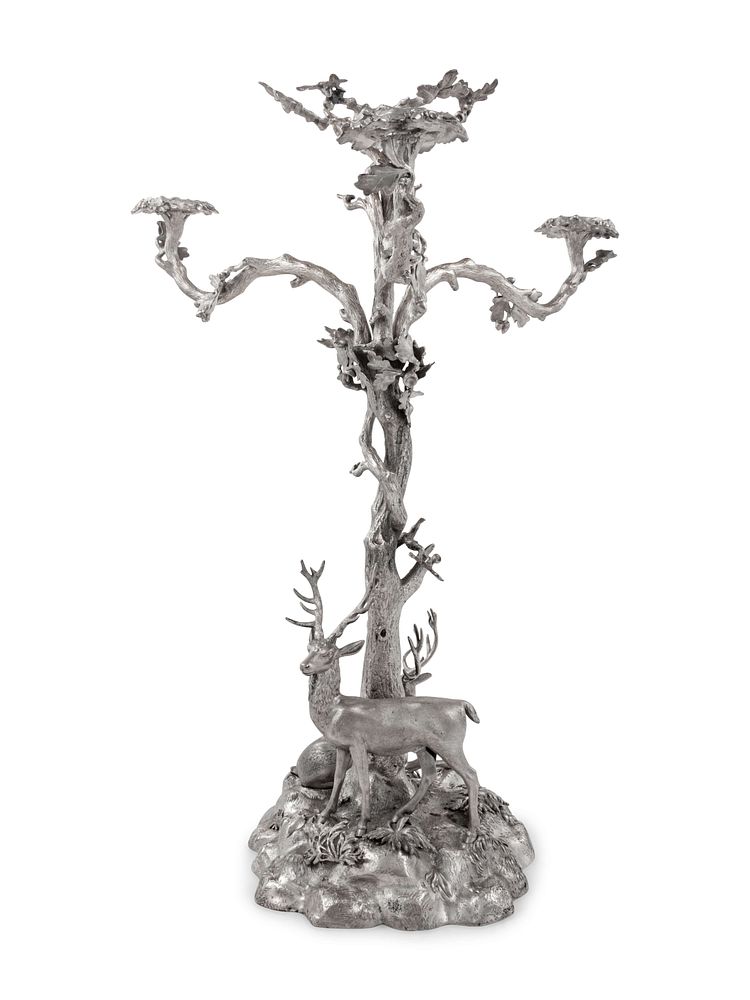 Appraisal: An Elkington Co Silver-Plate Centerpiece An Elkington Co Silver-Plate Centerpiece